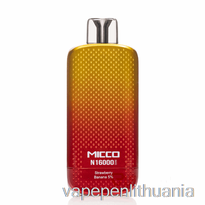 Horizontalech Micco N16000 Vienkartinis Braškių Bananų Vape Skystis